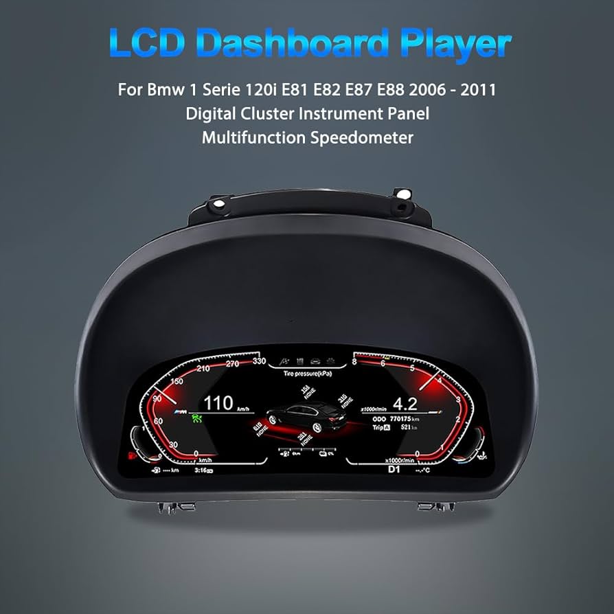 BMW LCD デジタルメータ BAVMODS® 1 2 3 4 5 7 X Z Series Digital Dashboard Gauge